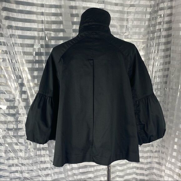 NYCC Black Zip Up Lantern Sleeve Jacket - Picture 4 of 9